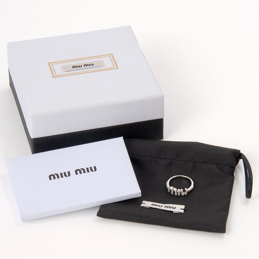 miu miumiu ミュウミュウ リング 指輪 レディース シルバー miu miumiu ミュウミュウ リング 指輪 レディース シルバー