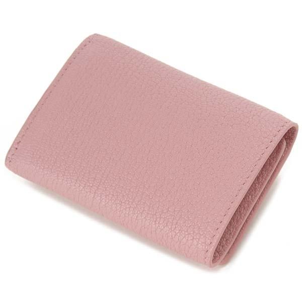 【美品】miu miu ミュウミュウ リボン 三つ折り財布 マドラス miu ミュウミュウ MIU 三つ折り財布 レディース ピンク 5MH021