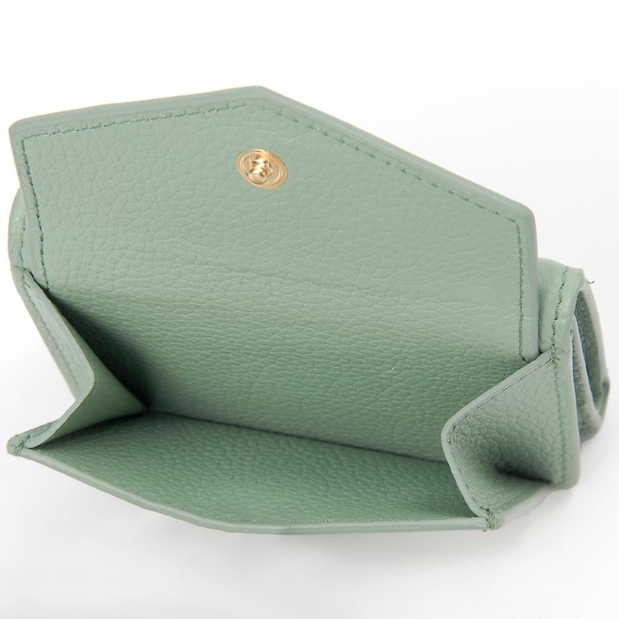 miu miu（ミュウミュウ） 三つ折り財布 レディース グリーン 5MH021
