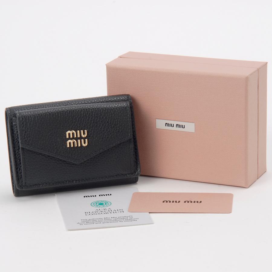 miu miu（ミュウミュウ） ボーナスストアPlus 三つ折り財布 レディース