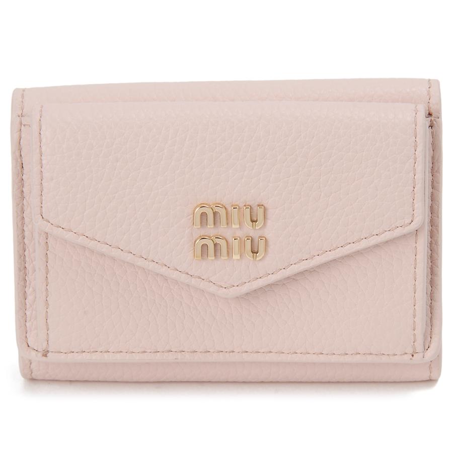 C*✿様 Miu Miu ピンク 三つ折り財布 Amazon | [ミュウミュウ] 三つ折り財布 マテラッセ ミニ財布