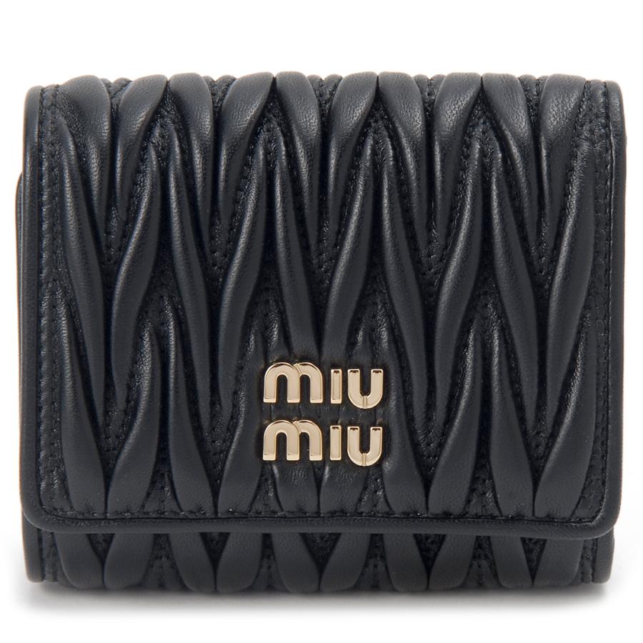 miu miu（ミュウミュウ） 三つ折り財布 レディース 5MH033 AFPP F0002