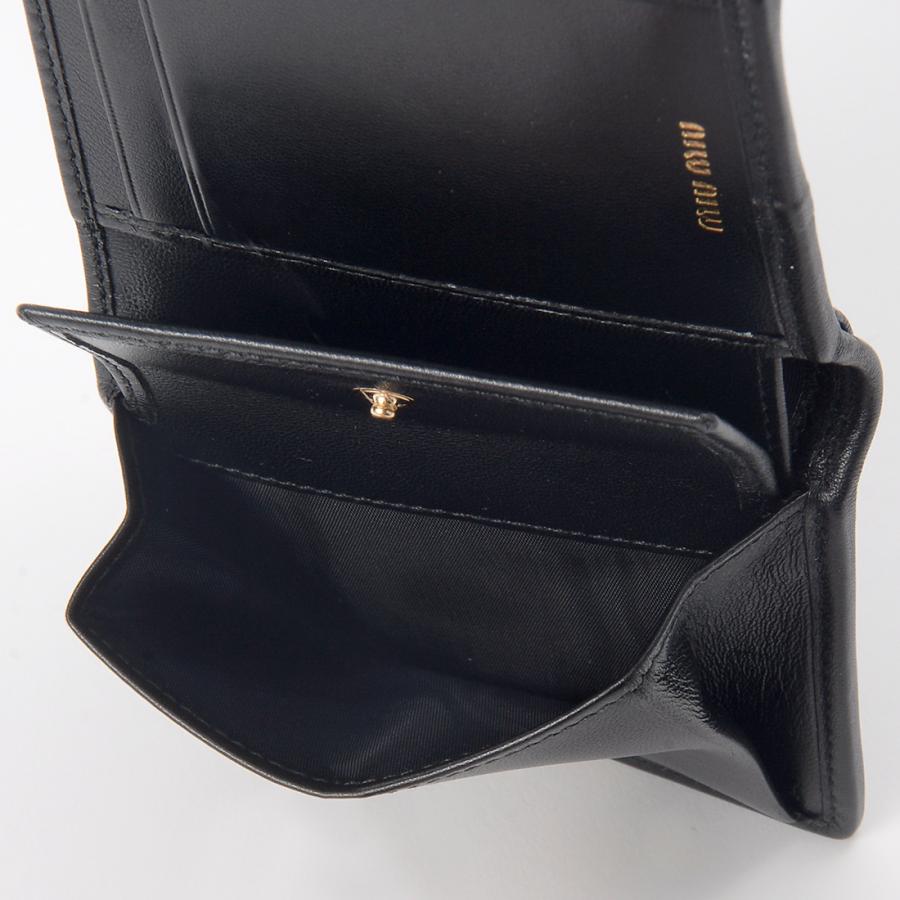 miu miu（ミュウミュウ） 三つ折り財布 レディース 5MH033 AFPP F0002