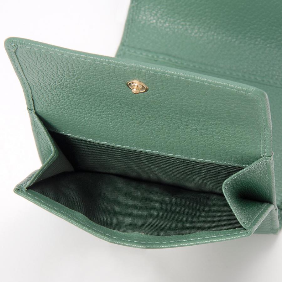 miu miu（ミュウミュウ） 二つ折り財布 レディース グリーン 5MH043