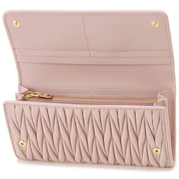 miu miu（ミュウミュウ） 財布 長財布 レディース ピンク 5MH109 N88