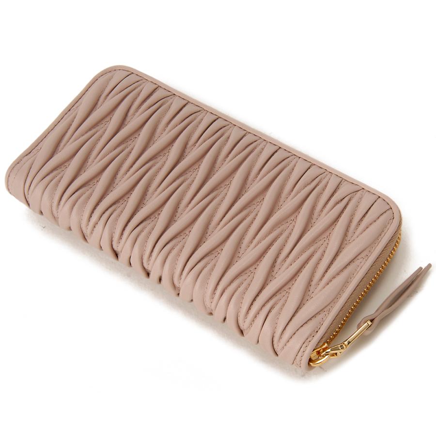 miu miu（ミュウミュウ） 長財布 レディース ピンク 5ML506 2FPP F0NZ2