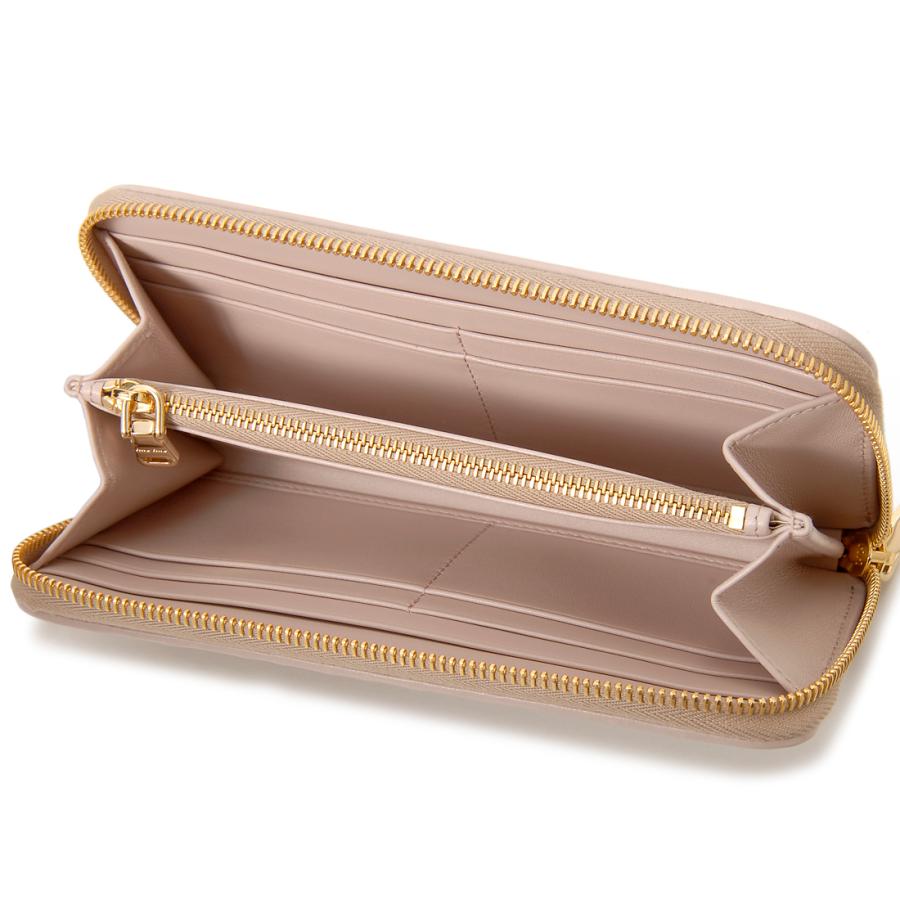 miu miu（ミュウミュウ） 長財布 レディース ピンク 5ML506 2FPP F0NZ2