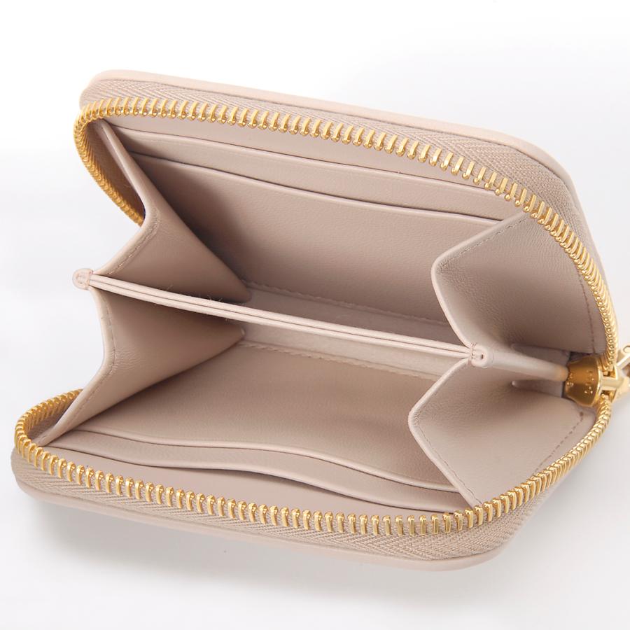 ボーナスストアPlus10％対象店 ミュウミュウ MIU MIU コインケース レディース ベージュ 5MM268 AFPP F0236 MATELASSE マトラッセの画像