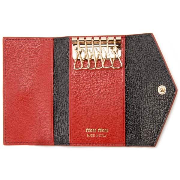 miu ミュウミュウ MIU キーケース ブラック 5PG222 2BC3 F0002 miu ミュウミュウ MIU キーケース ブラック 5PG222 2BC3 F0002