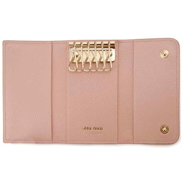 miu MIU ミュウミュウ キーケース ピンク 5PG222 2D7A F0615 miu MIU ミュウミュウ キーケース ピンク 5PG222 2D7A F0615