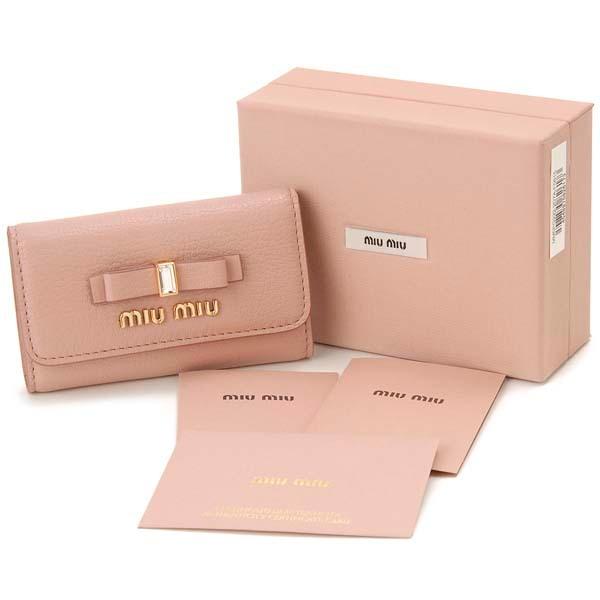 miu MIU ミュウミュウ キーケース ピンク 5PG222 2D7A F0615 miu MIU ミュウミュウ キーケース ピンク 5PG222 2D7A F0615