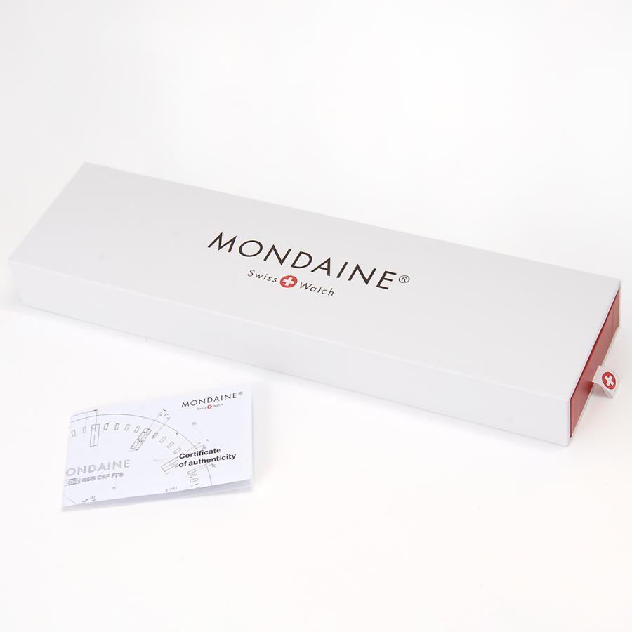 ブランドセール MONDAINE モンディーン シンプリィーエレガント 40mm 腕時計 メンズ A638.30350.11SBOの画像