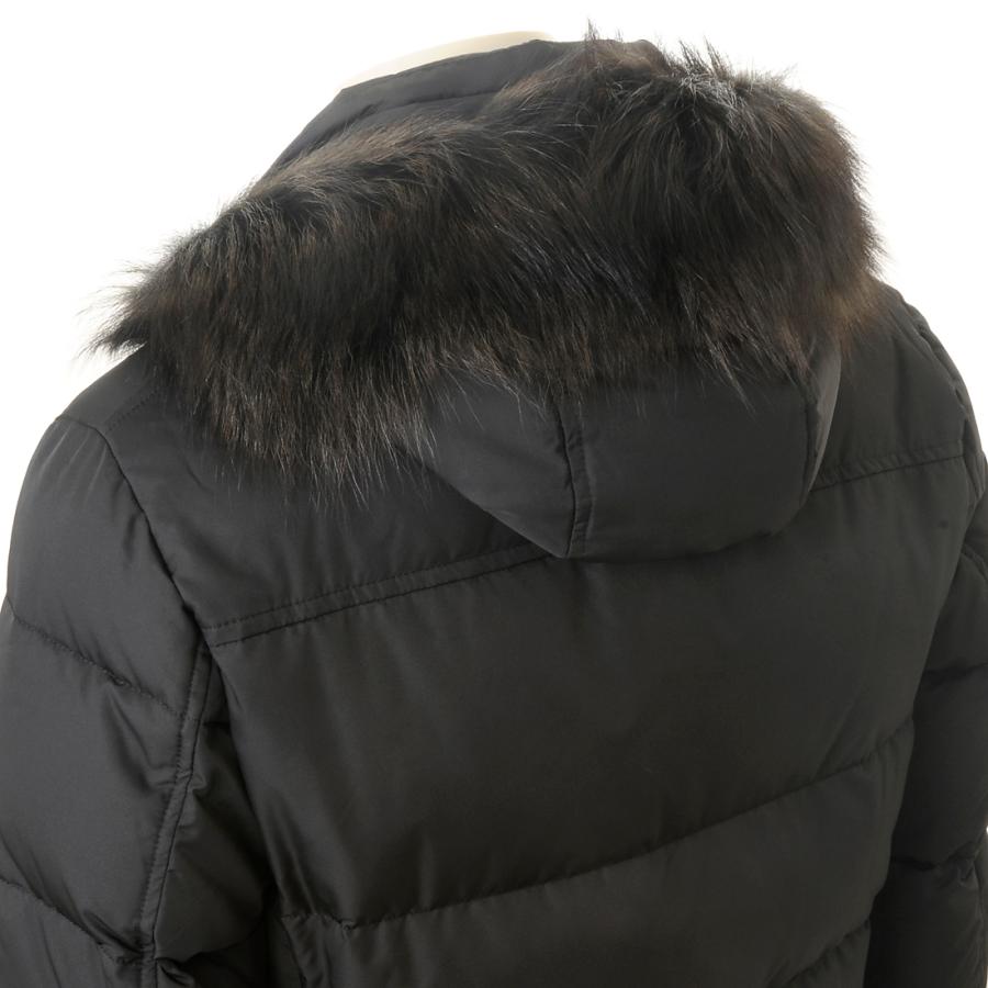 ムーレー バルビエリ ダウン Moorer BARBIERI‐WKブラック 48 MOORER ムーレー ダウンジャケット メンズ ブラック BARBIERI WK