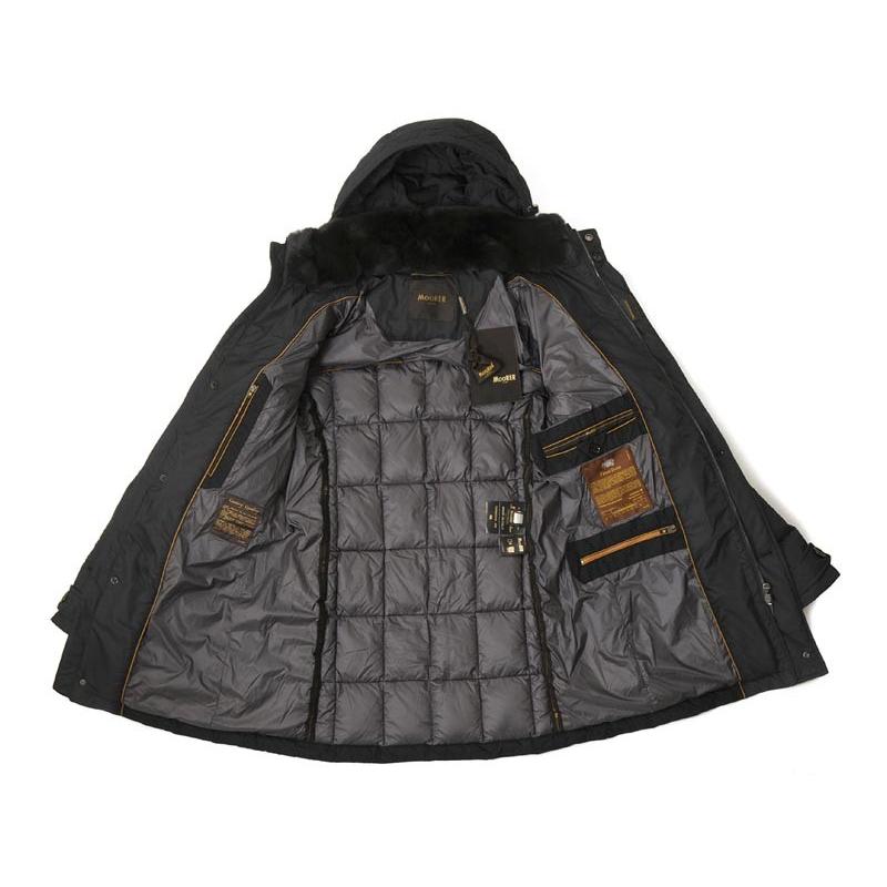 【レア】MOORER CARACCIO-KMP ロングダウンジャケット　42 レア】MOORER CARACCIO-KMP ロングダウンジャケット 42 レア】MOORER