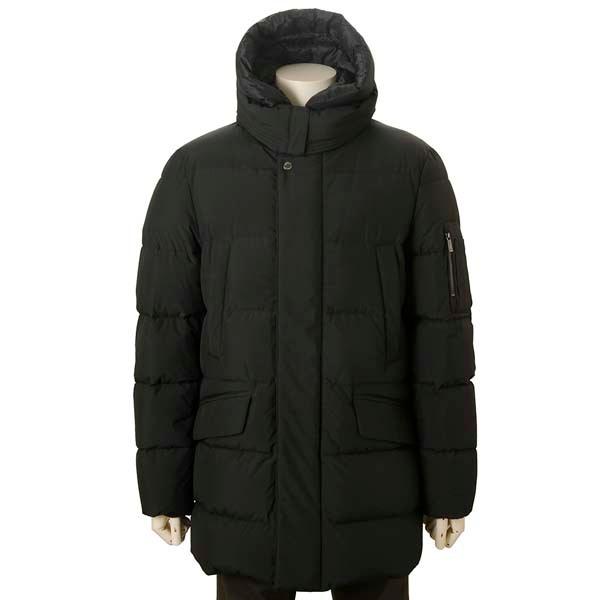 MooRERダウン 黒 ムーレー MOORER MORRIS‐KM2 ダウンジャケット NERO（ブラック