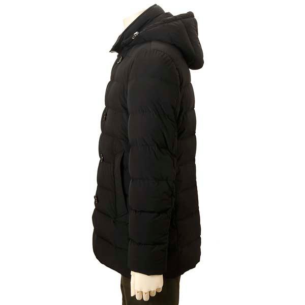 【値下げ・名盤】 [2021AW] ムーレー MOORER ダウンジャケット メンズ ブラック 黒 FLORIO-KN ダウンコート Pコート 【ZYX1912709716】(69000円)