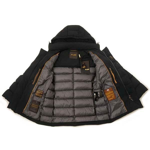 【値下げ・名盤】 [2021AW] ムーレー MOORER ダウンジャケット メンズ ブラック 黒 FLORIO-KN ダウンコート Pコート 【ZYX1912709716】(69000円)