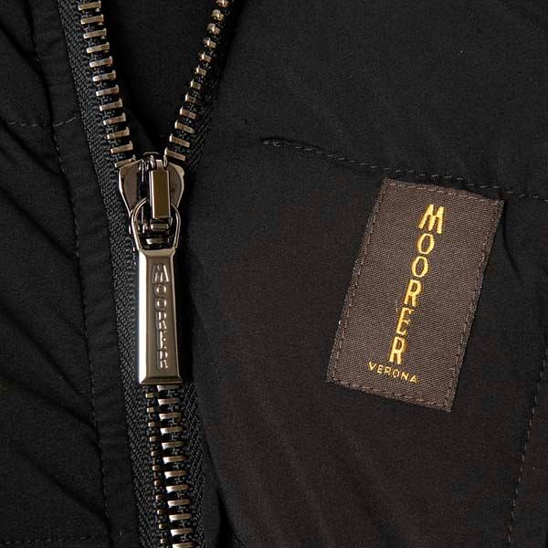 【値下げ・名盤】 [2021AW] ムーレー MOORER ダウンジャケット メンズ ブラック 黒 FLORIO-KN ダウンコート Pコート 【ZYX1912709716】(69000円)