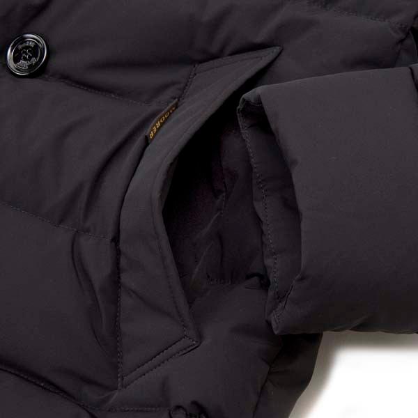 【値下げ・名盤】 [2021AW] ムーレー MOORER ダウンジャケット メンズ ブラック 黒 FLORIO-KN ダウンコート Pコート 【ZYX1912709716】(69000円)