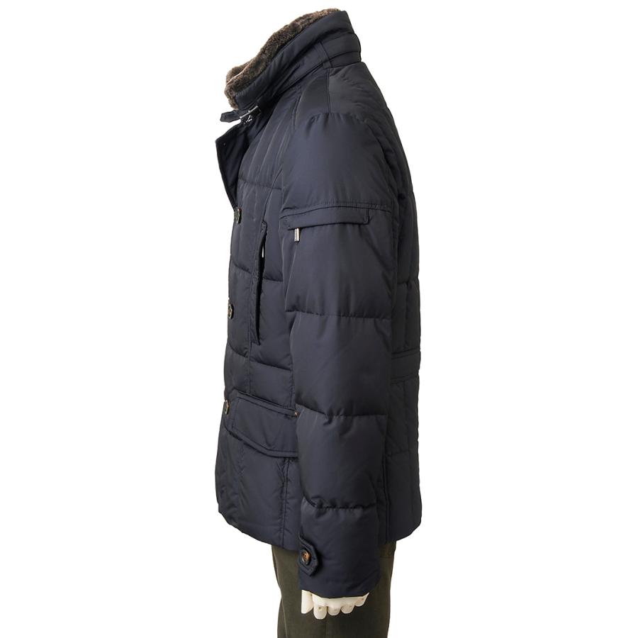 ☆関税送料込み☆Moorer ダークブルーウールダウンジャケット MOORER（ムーレー）｜MooRER（ムーレー）SIRO-L ウール カシミヤ