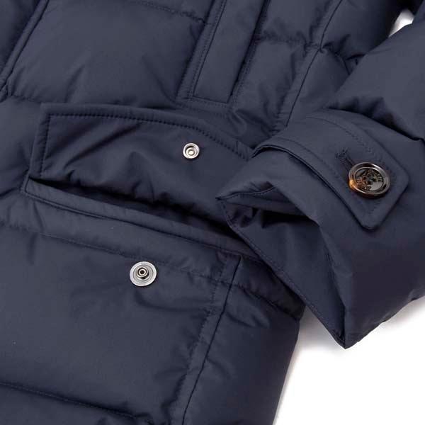 MOORER（ムーレー） ダウンジャケット メンズ ブルー ネイビー SATURNO