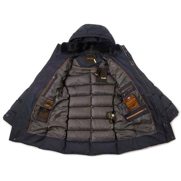 MOORER（ムーレー） ダウンジャケット メンズ ブルー ネイビー SATURNO