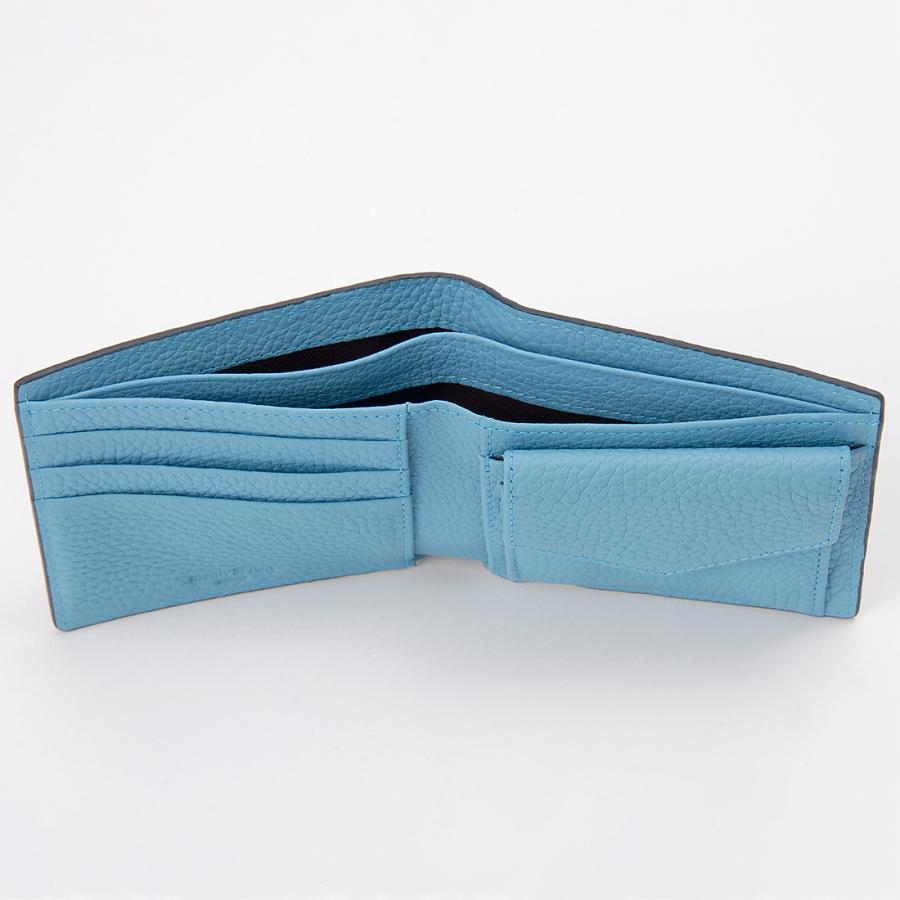 MONTE SPIGA（モンテスピガ） 二つ折り財布 フランス製牛革 メンズ