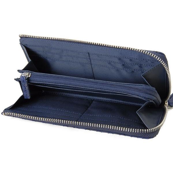 只今決算セール モンテスピガ monte SPIGA L字型長財布 MOSQS312NV ネイビー メンズ 財布 新品 |  | 02