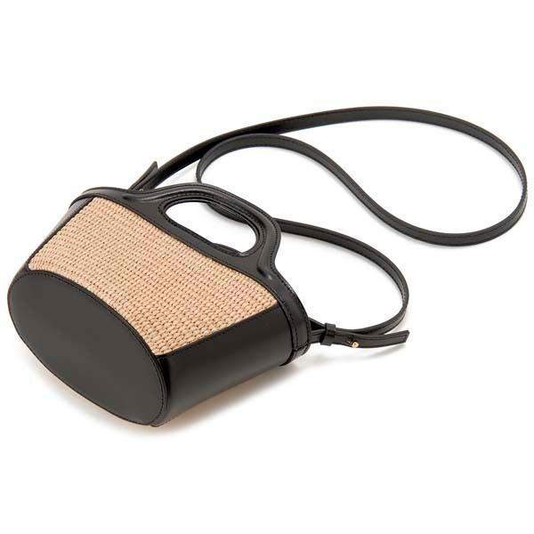 マルニ バッグ MARNIラフィア ショルダーバッグ MARNI マルニ ショルダーバッグ ラフィア カゴ BMMP0067Q0-P3860