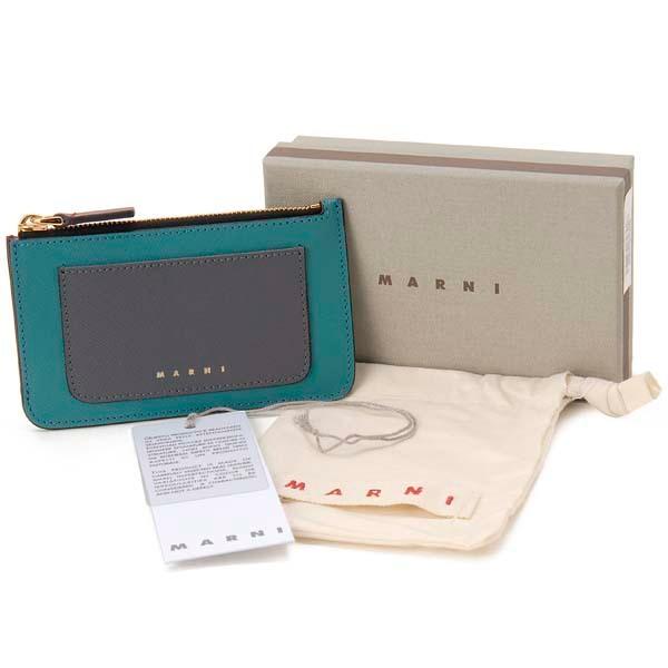 マルニ　MARNI ミニ財布　ケース　カードケース　ブルー マルニ MARNI ミニ財布 ケース カードケース ブルー ブルー