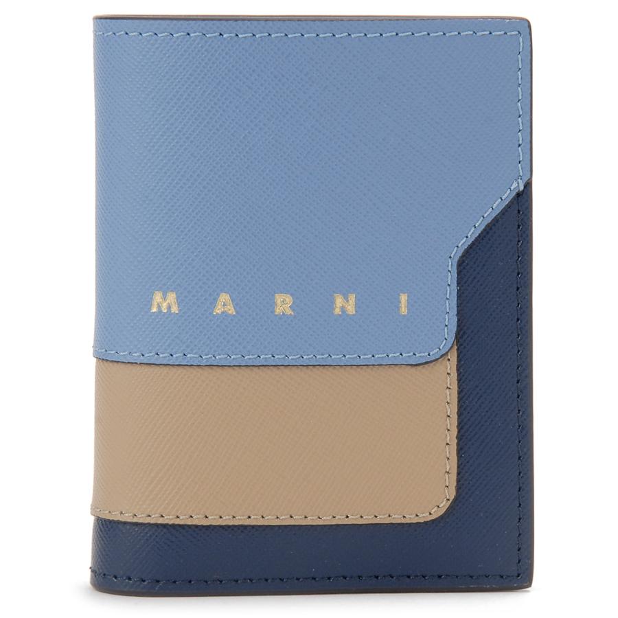 MARNI（マルニ） 二つ折り財布 レディース ナイトブルー PFMOQ14U26