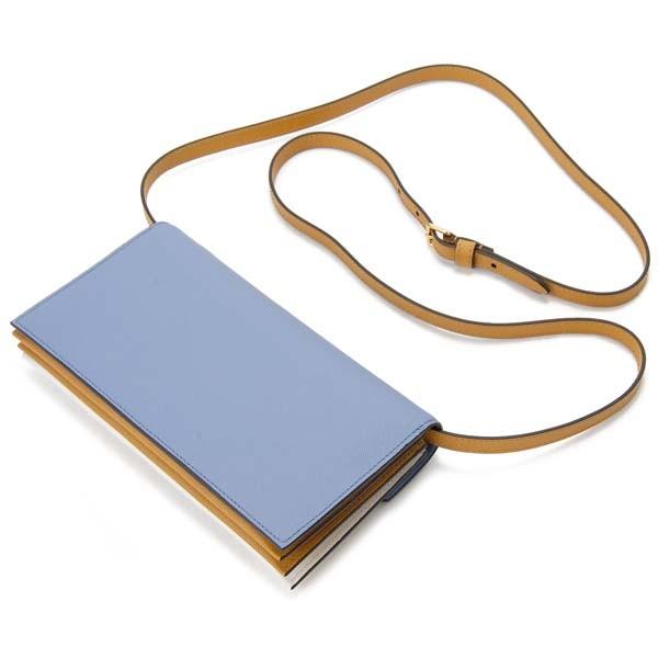 MARNI（マルニ） ショルダーバッグ 長財布 ホワイト×ライトブルー 