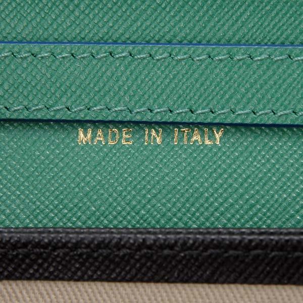 MARNI グリーン ホワイト 長財布 MARNI マルニ ショルダーバッグ 長財布 グリーン×ホワイト
