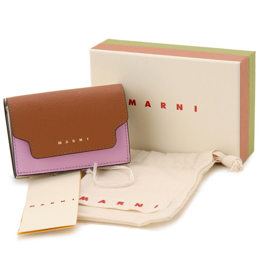 (最終値下)MARNI マルニ　ミニウォレット　三つ折り財布 楽天市場】マルニ MARNI 三つ折り財布 PFMOW02U23 LV520