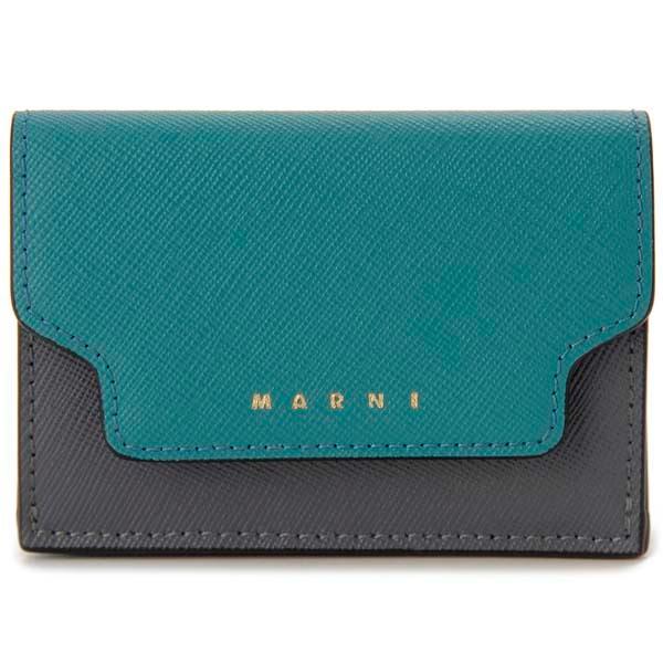 MARNI（マルニ） 財布 三つ折り財布 ヴィヴィッドブルー PFMOW02U25