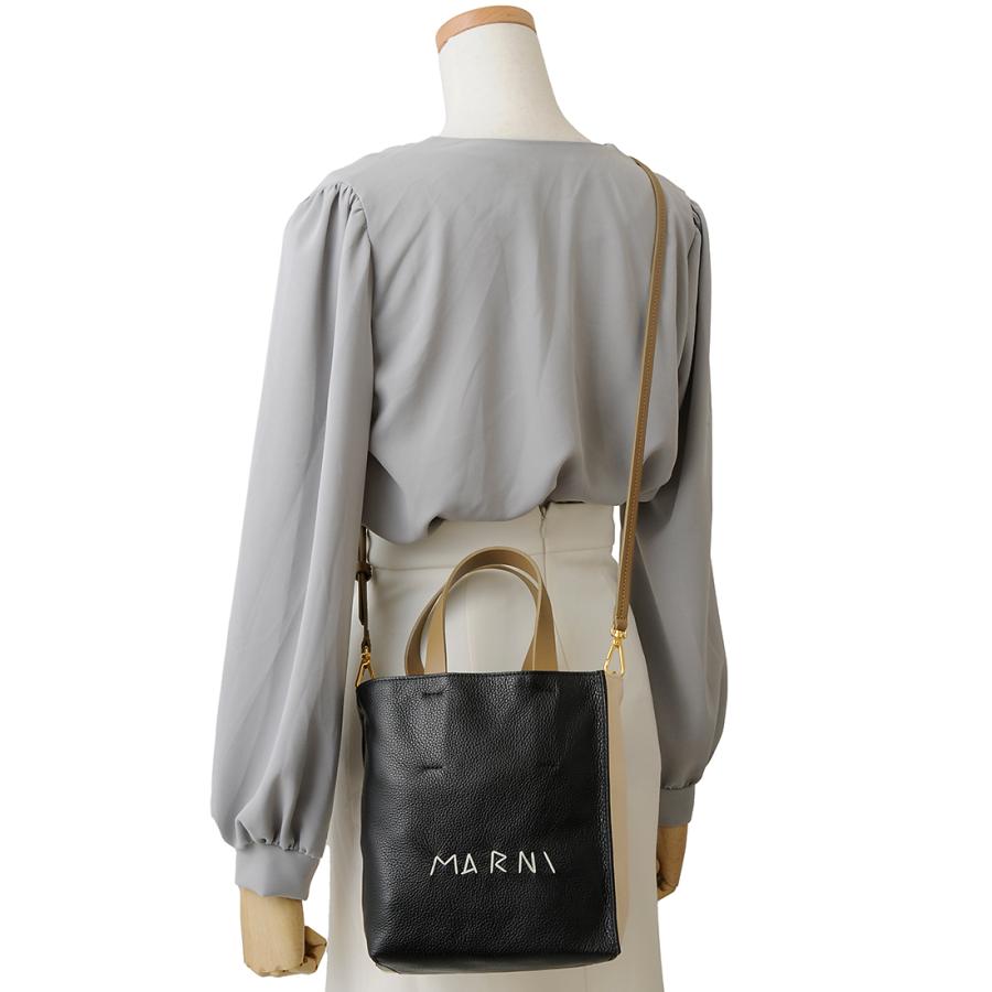 MARNI マルニ ショルダーバッグ レディース ブラック SHMP0040L3 MARNI マルニ ショルダーバッグ レディース ブラック SHMP0040L3