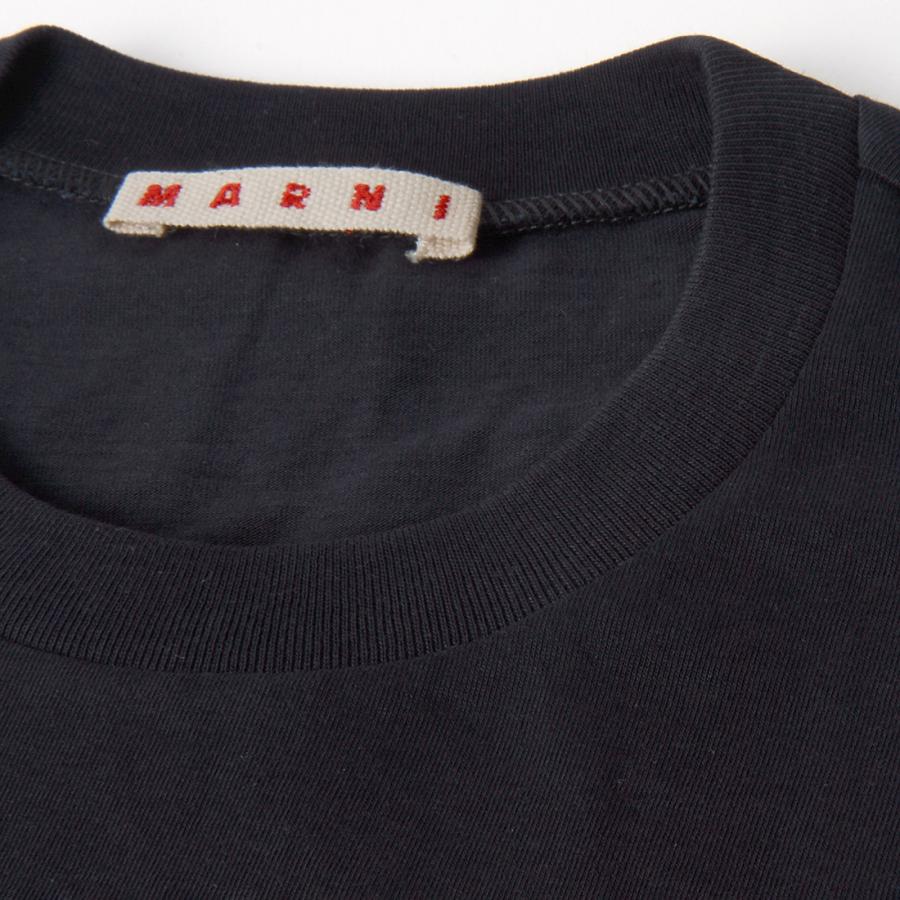 MARNI マルニ Tシャツ レディース ブラック M01415M00RF 803 MARNI マルニ Tシャツ レディース ブラック M01415M00RF 803
