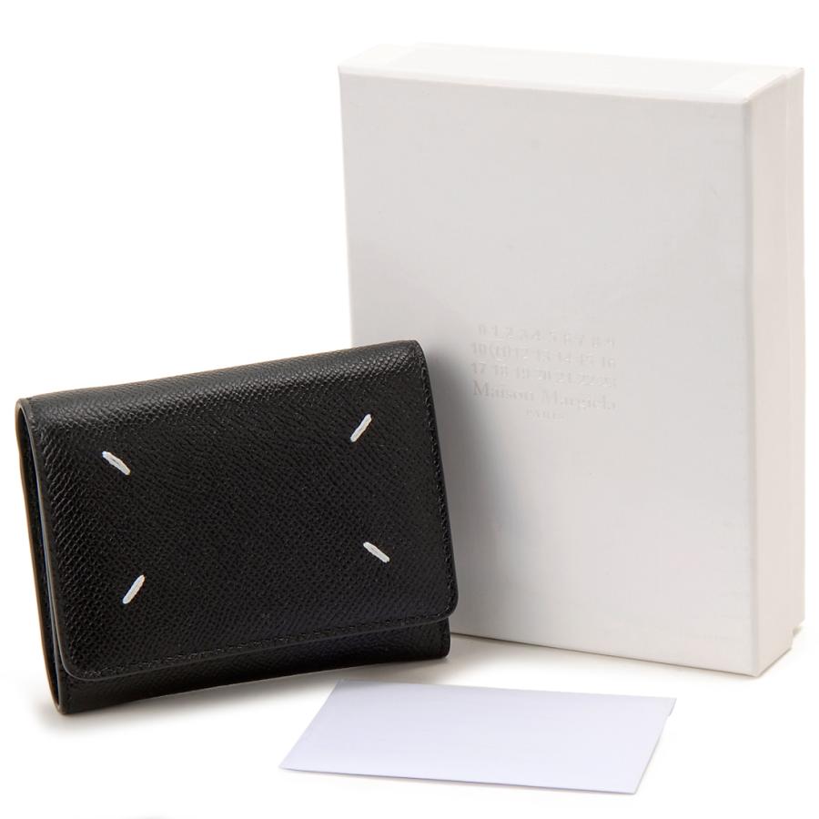 メゾンマルジェラ 三つ折り財布 SA3UI0017 P4745 T8013 黒 Maison Margiela（メゾンマルジェラ） 二つ折り財布 SA3UI0007 P4745