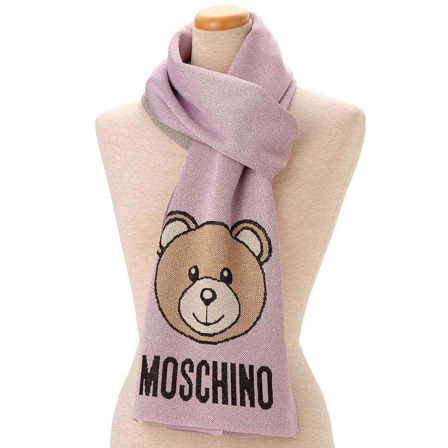 Moschino モスキーノ マフラー スカーフ レディース ライトピンク 30666M2345 008｜s-select｜03