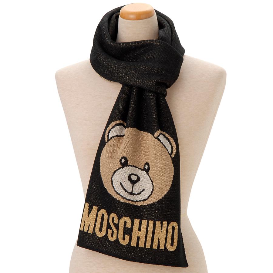 Moschino モスキーノ マフラー スカーフ レディース ブラック 30666M2345 016｜s-select｜03