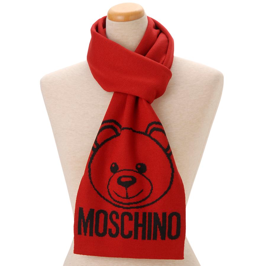 MOSCHINO（モスキーノ） マフラー スカーフ レディース レッド