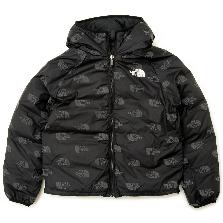 ポイント10倍 ヤフービッグボーナス THE NORTH FACE ノースフェイス ダウンジャケット ジュニア ブラック 0A7WOPJK3 PRINTED REVRS DOWN　｜s-select｜04