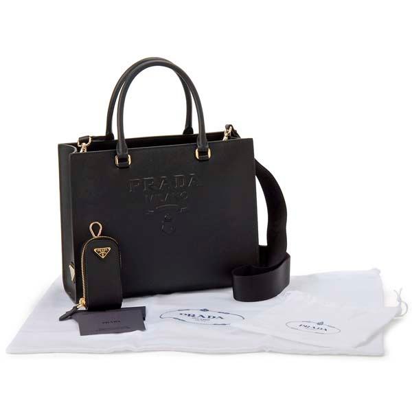 PRADA ブラック PRADA（プラダ） トートバッグ レディース ブラック 1BA337 NZV F0002