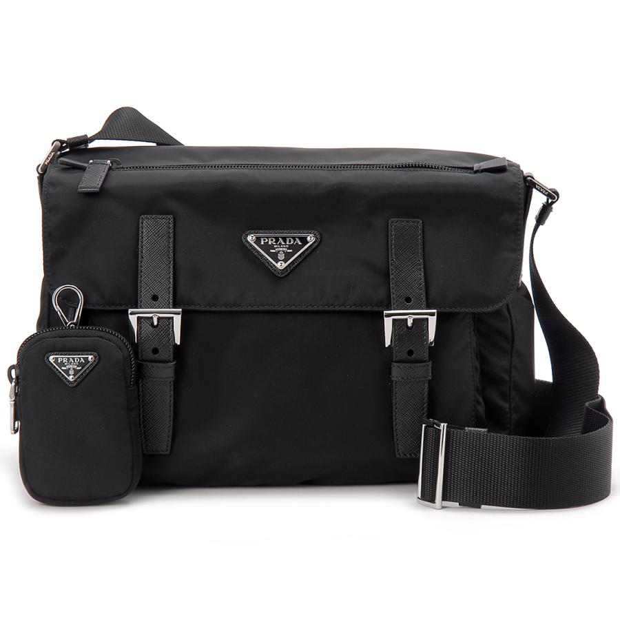 PRADA プラダ ショルダーバッグ レディース ブラック 1BD953RV44F0002B1M RE-NYLON SHOULDER PRADA（プラダ） ショルダーバッグ レディース ブラック