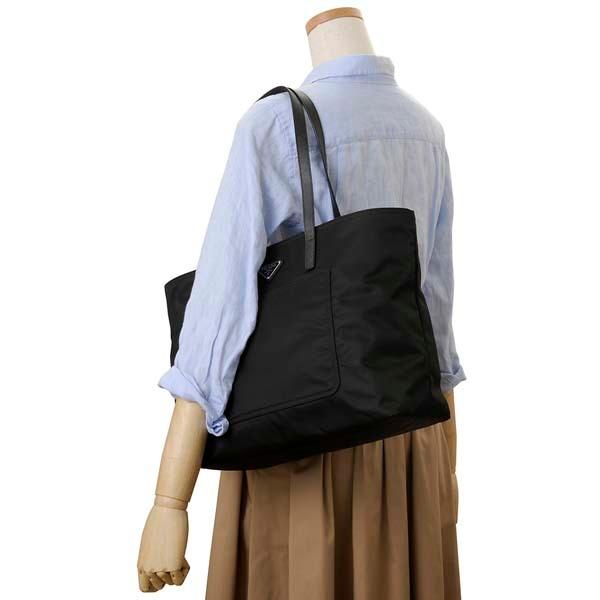 PRADA プラダ トートバッグ レディース ブラック 1BG052 R064 PRADA プラダ トートバッグ レディース ブラック 1BG052 R064