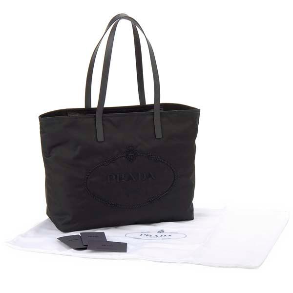 PRADA プラダ トートバッグ レディース ブラック 1BG052 RDGV