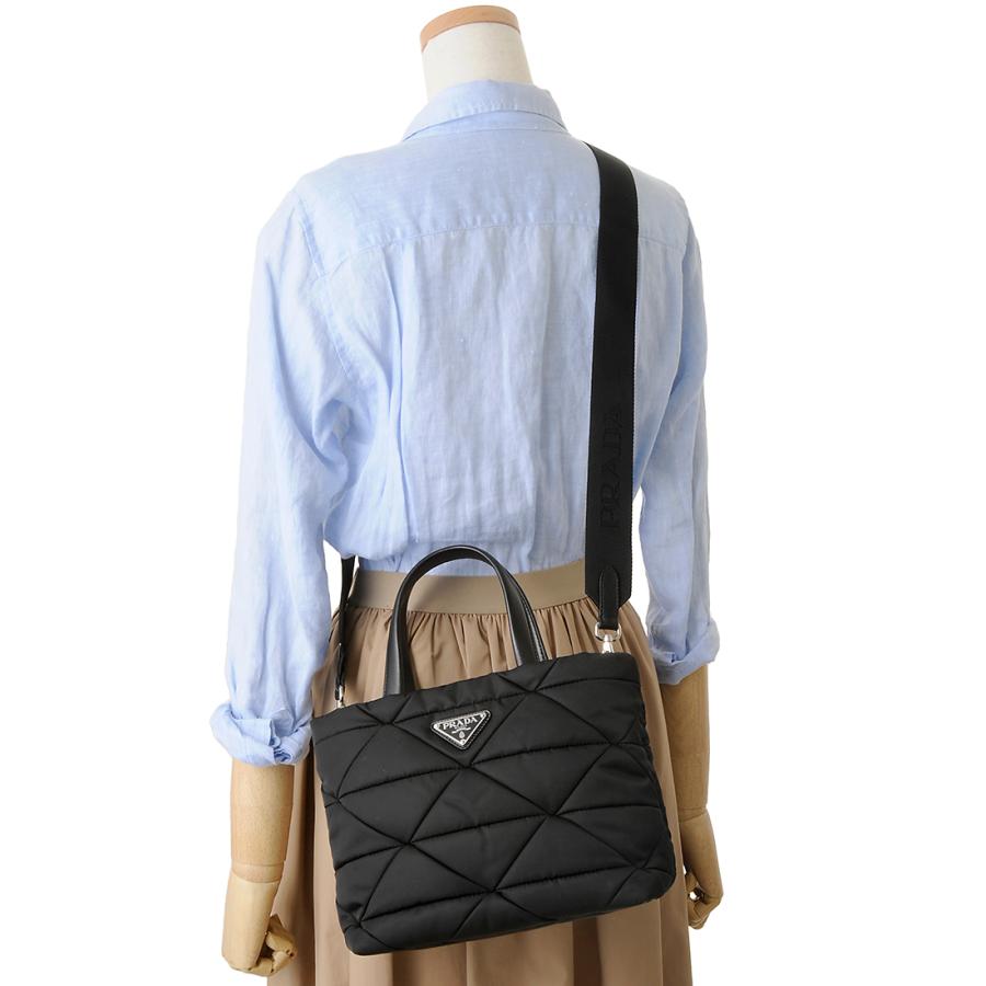 PRADA プラダ トートバッグ レディース ブラック 1BG373 RDJN PRADA プラダ トートバッグ レディース ブラック 1BG373 RDJN