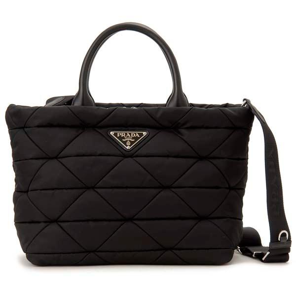 PRADA（プラダ） トートバッグ レディース ブラック 1BG435 RDJN F0002