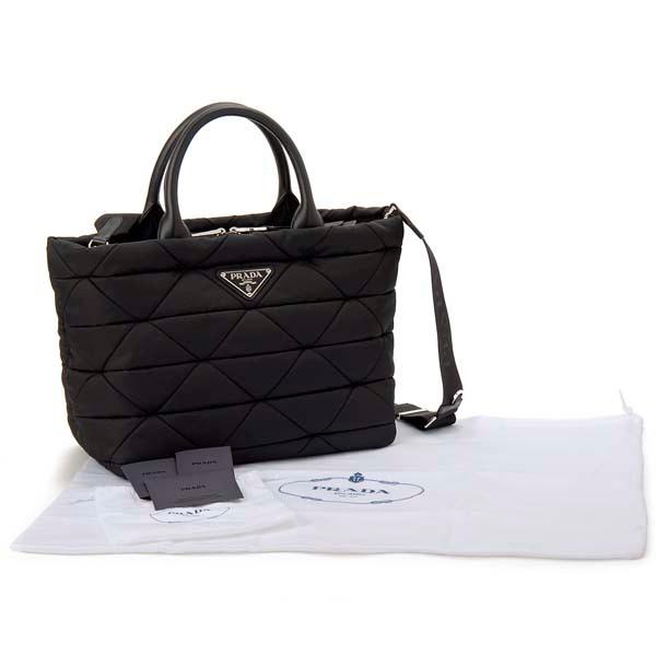 PRADA（プラダ） トートバッグ レディース ブラック 1BG435 RDJN F0002