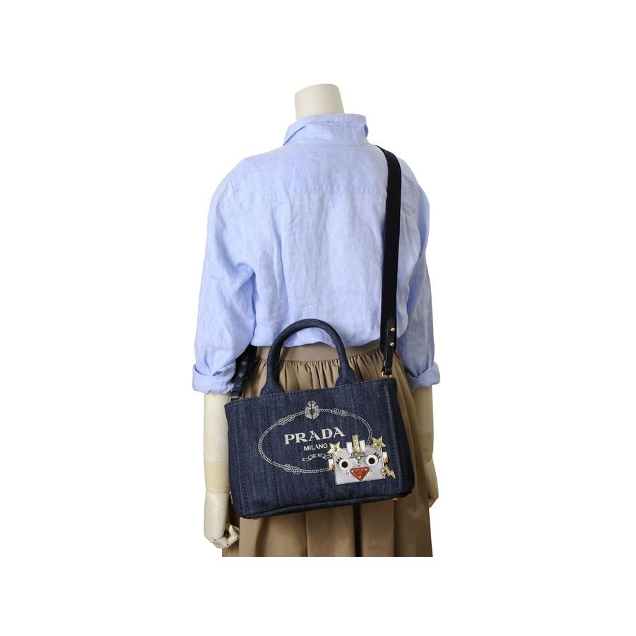 PRADA プラダ カナパ ロボット トートバッグ 1BG439 2ELY F0008 PRADA プラダ カナパ ロボット トートバッグ 1BG439 2ELY F0008